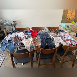 Baby boy clothes bundle over 50 items 6/9 M